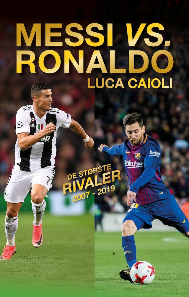 Copertina del libro per Messi vs. Ronaldo