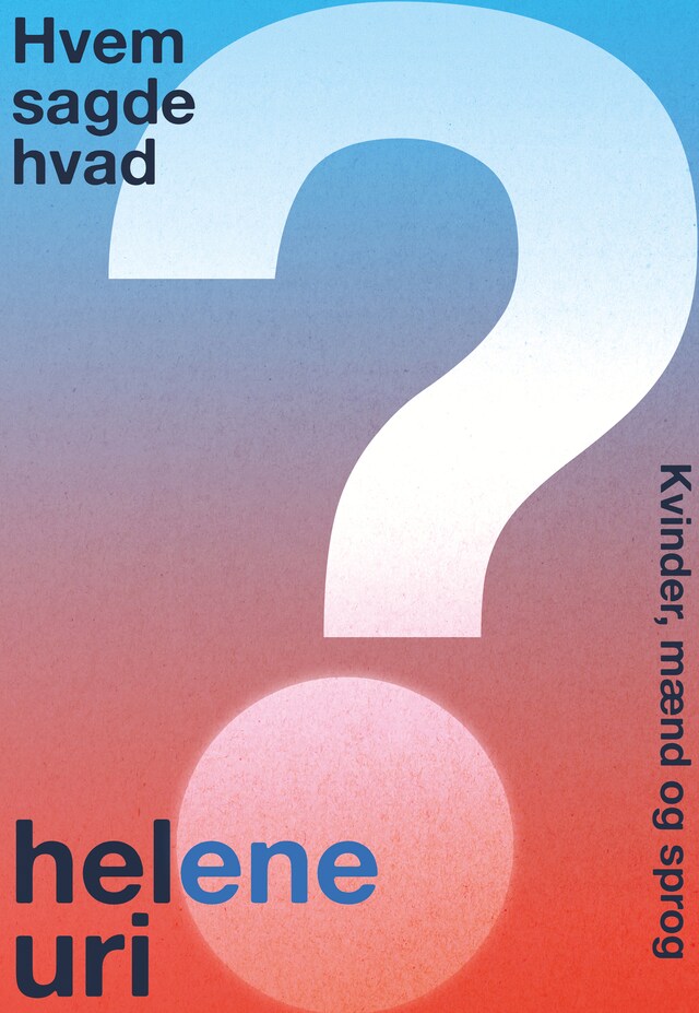 Book cover for Hvem sagde hvad?