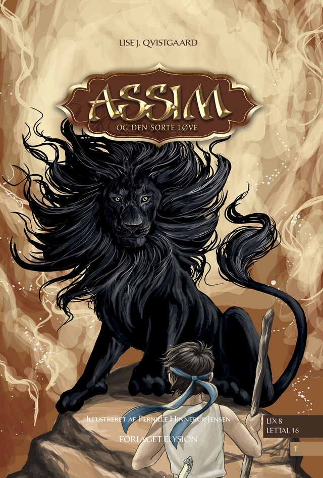 Book cover for Assim og den sorte løve