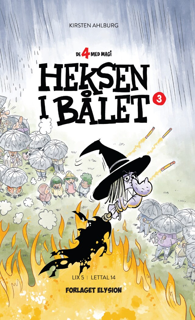 Copertina del libro per Heksen i bålet