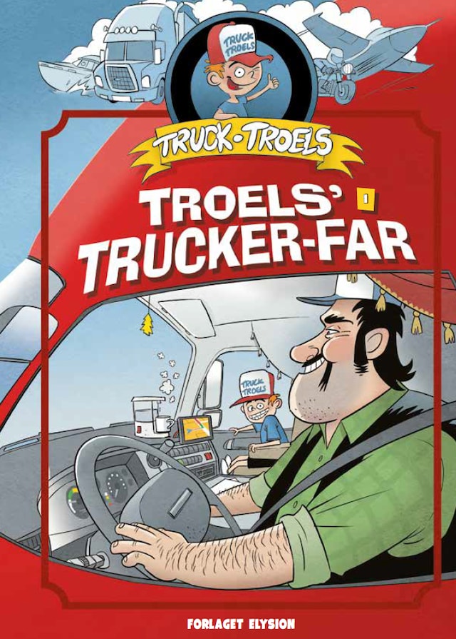 Portada de libro para Troels' Trucker-far