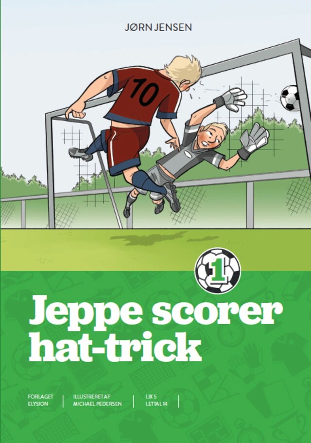 Couverture de livre pour Jeppe scorer hat-trick