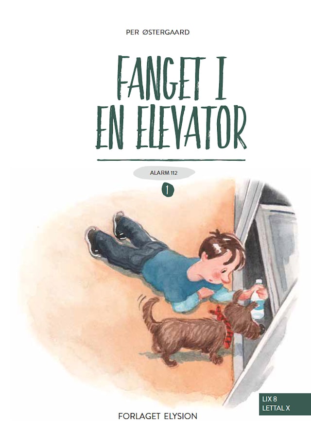 Boekomslag van Fanget i en elevator