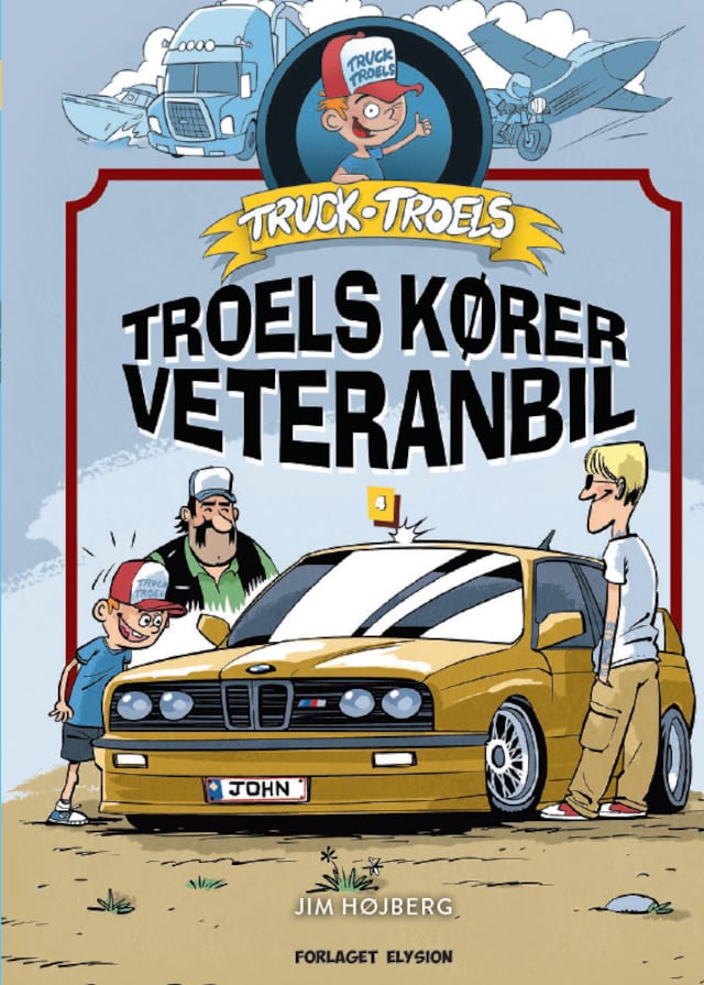 Book cover for Truck Troels kører veteranbil