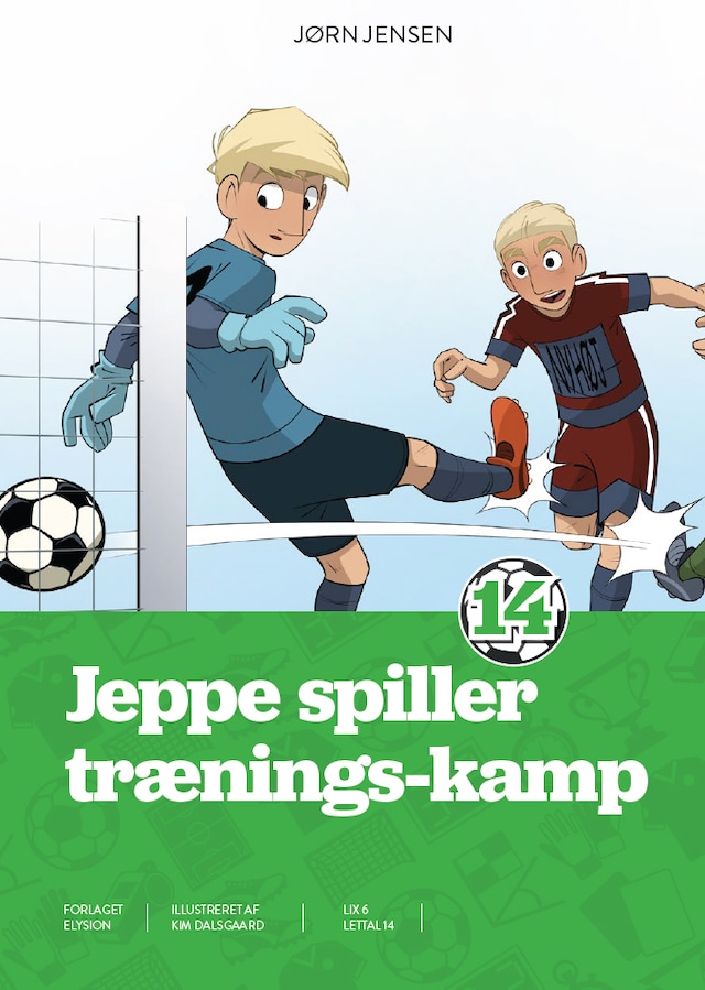 Book cover for Jeppe - spiller træningskamp