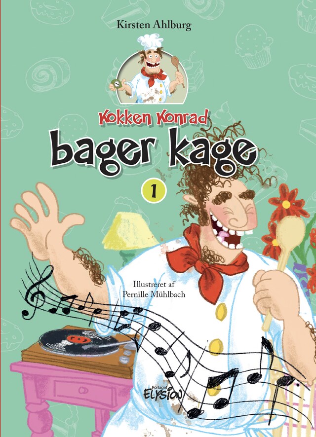 Copertina del libro per Kokken Konrad bager kage