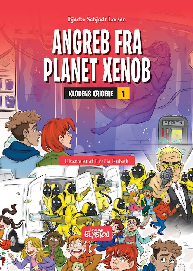 Buchcover für Angreb fra Planet Xenob