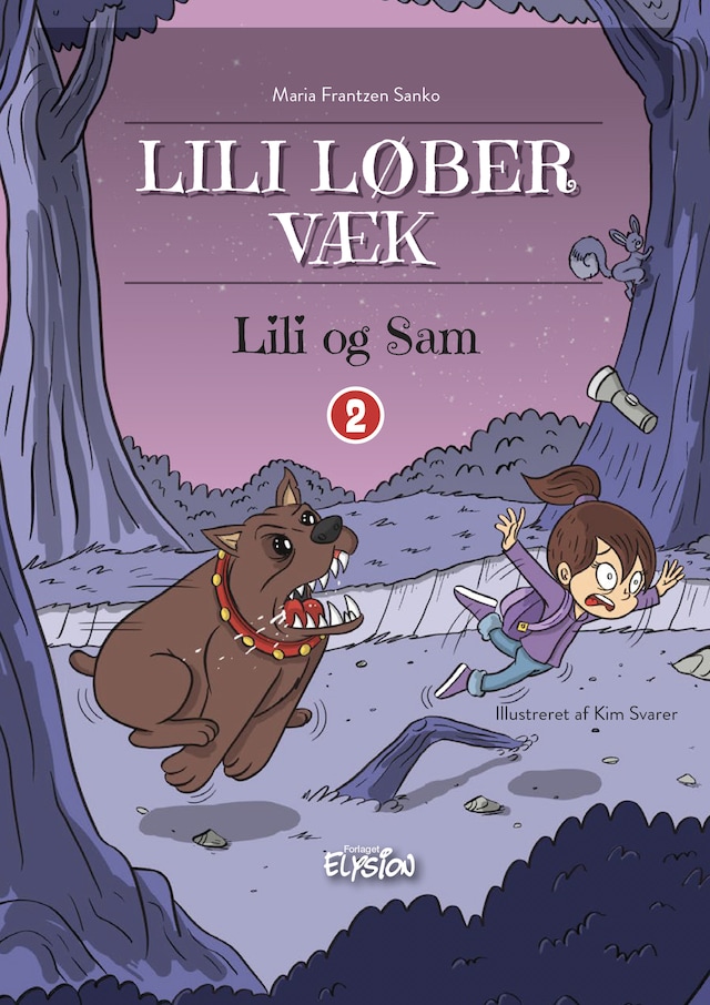 Book cover for Lili løber væk