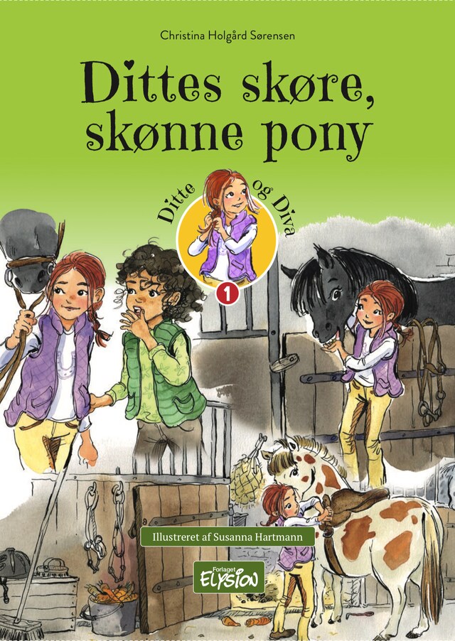 Book cover for Dittes skøre, skønne pony