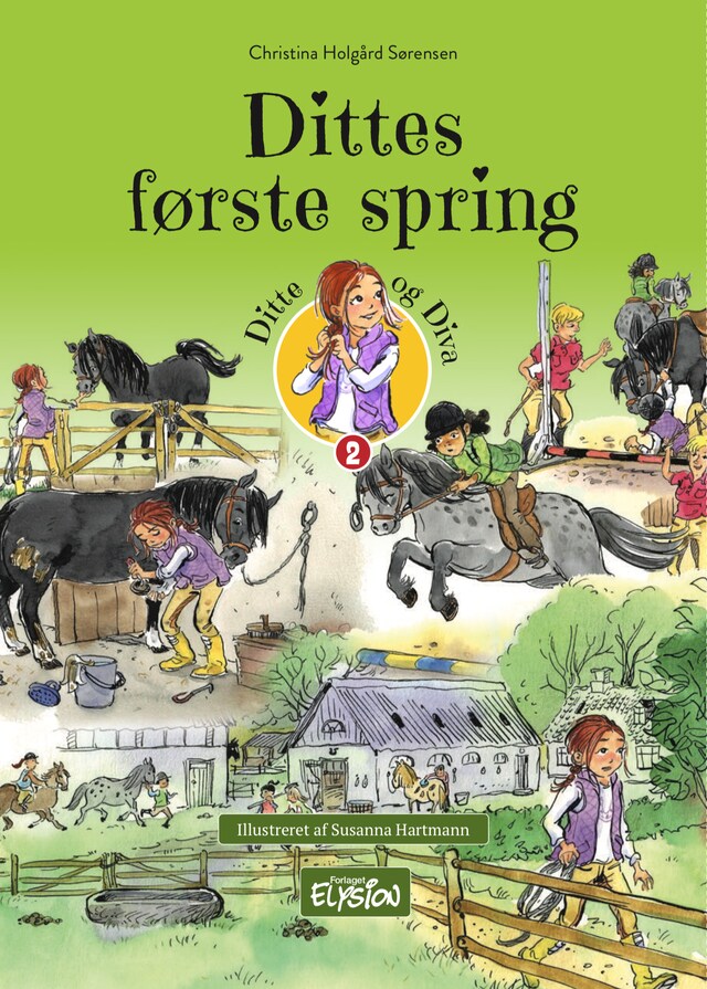 Book cover for Dittes første spring