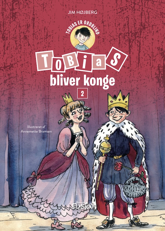 Book cover for Tobias bliver konge