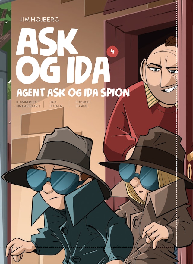 Couverture de livre pour Agent Ask og Ida spion