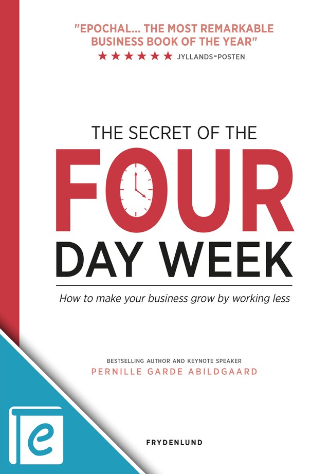 Book cover for The secret of the four-day week