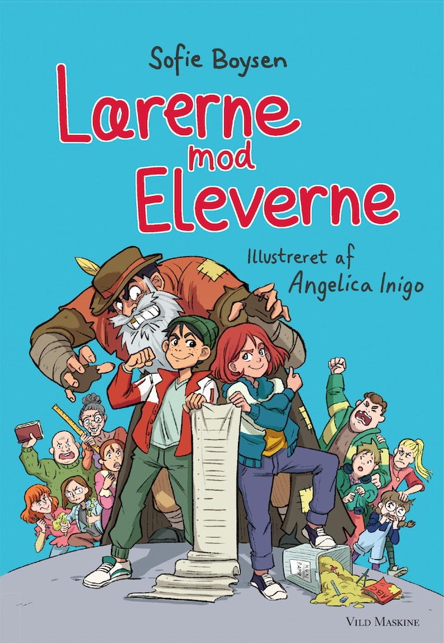 Copertina del libro per Lærerne mod eleverne