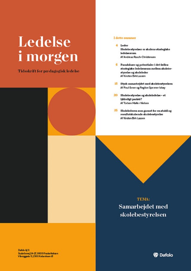 Book cover for Ledelse i Morgen, Årgang 26, Nr. 4, Januar 2023