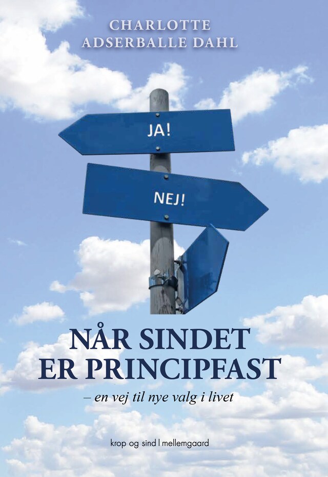 Buchcover für Når sindet er principfast – en vej til nye valg i livet!