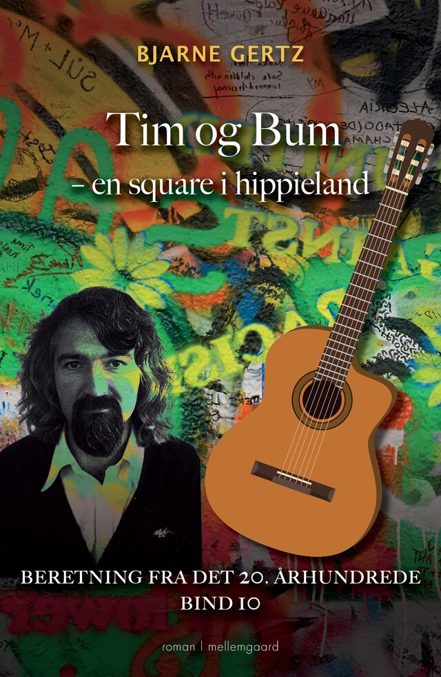 Copertina del libro per Tim og Bum – en square i hippieland