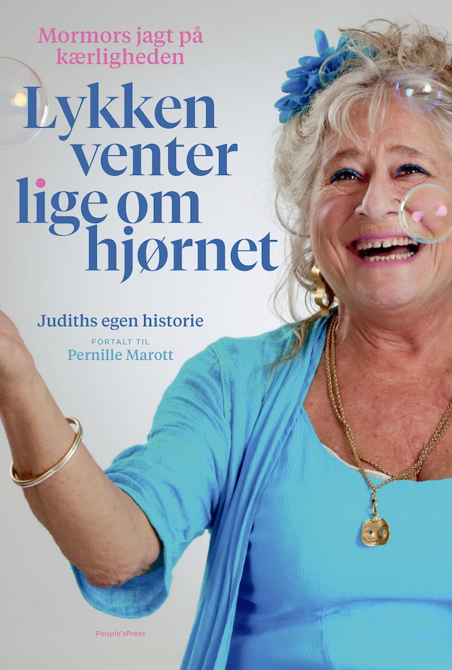 Buchcover für Lykken venter lige om hjørnet