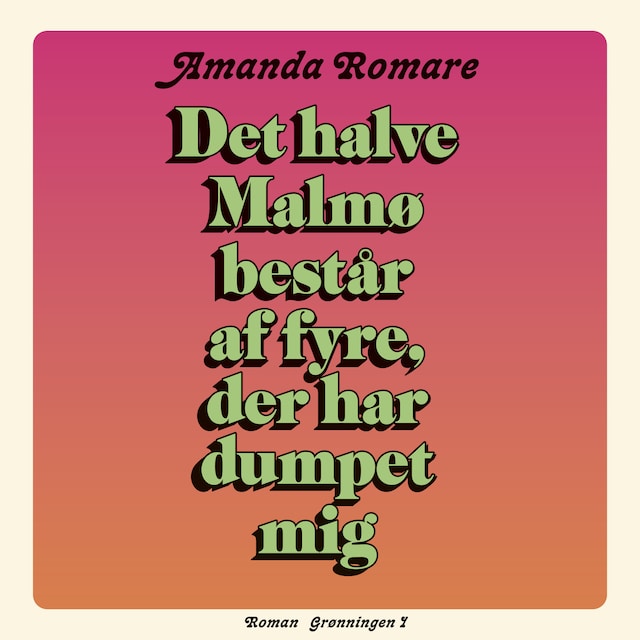 Book cover for Det halve Malmø består af fyre, der har dumpet mig