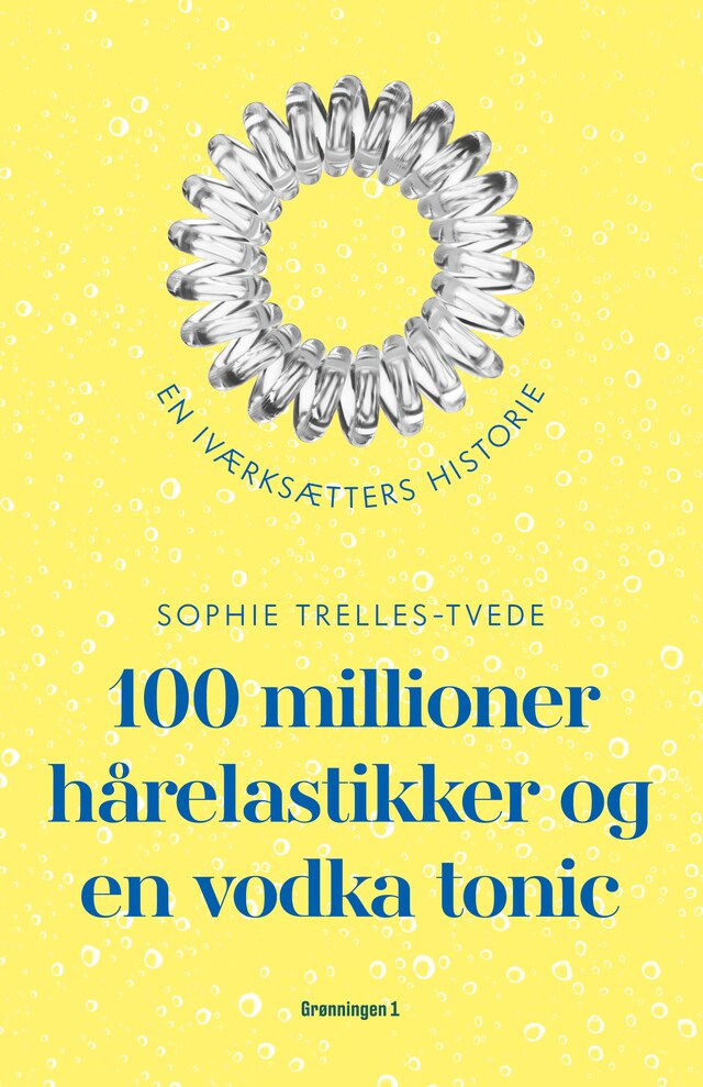 Portada de libro para 100 millioner hårelastikker og en vodka tonic