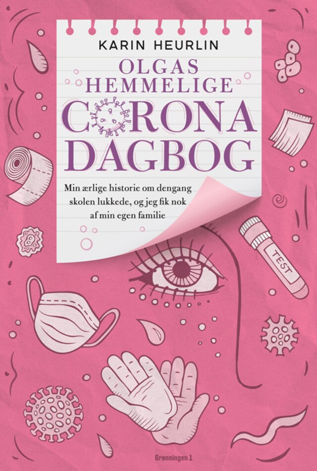 Buchcover für Olgas hemmelige Corona-dagbog