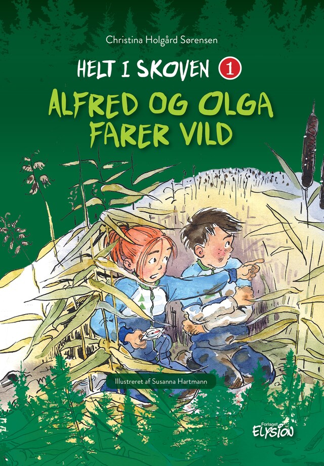 Copertina del libro per Alfred og Olga farer vild