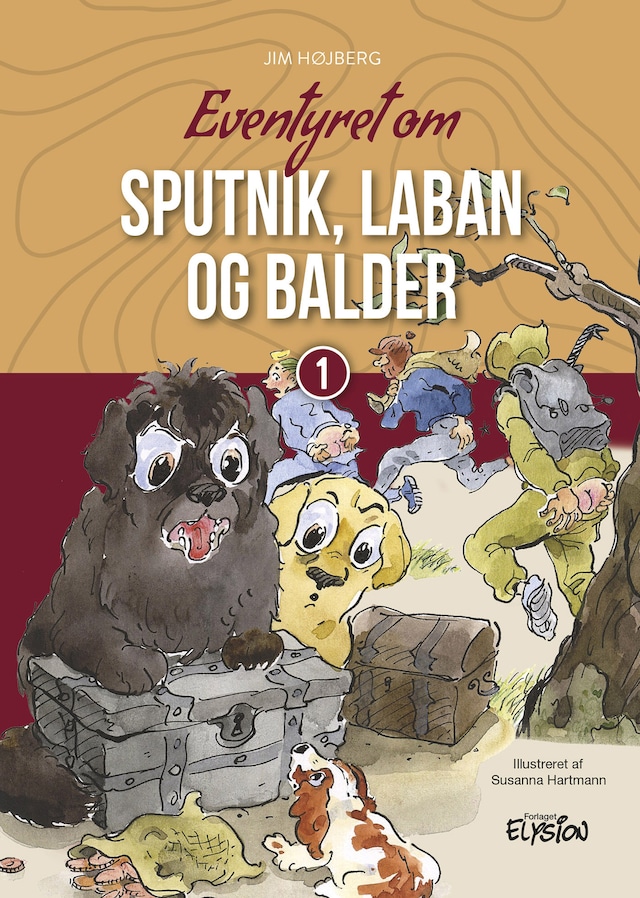 Kirjankansi teokselle Eventyret om Sputnik, Laban og Balder