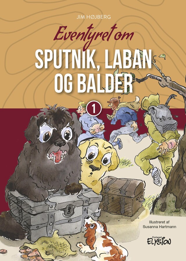 Portada de libro para Eventyret om Sputnik, Laban og Balder