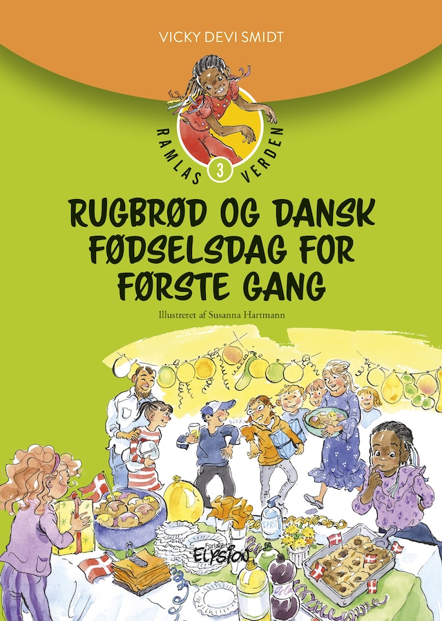 Book cover for Rugbrød og dansk fødselsdag for første gang