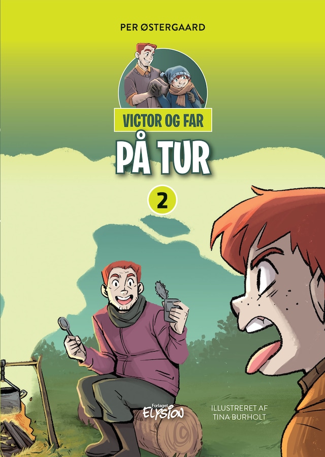 Book cover for Victor og far på tur