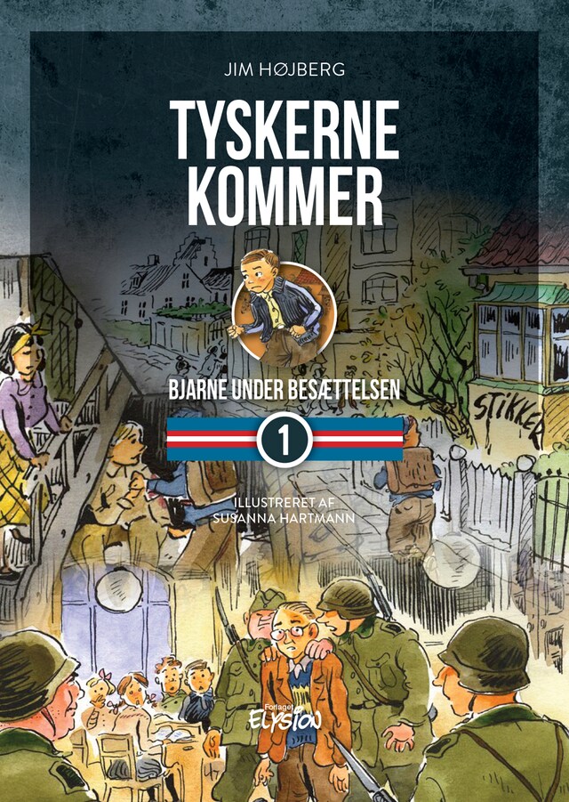 Copertina del libro per Tyskerne kommer