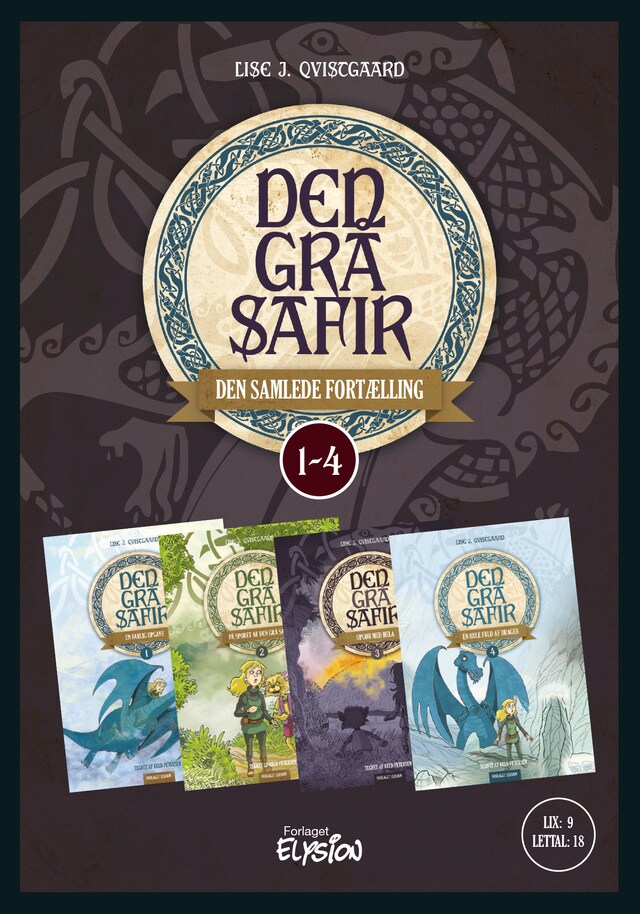 Book cover for Den Grå Safir