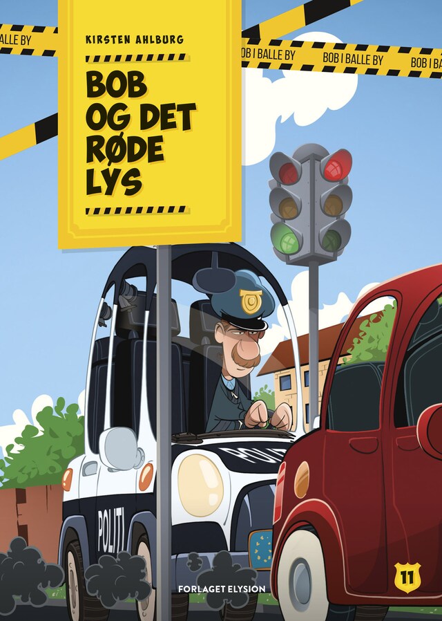 Portada de libro para Bob og det røde lys