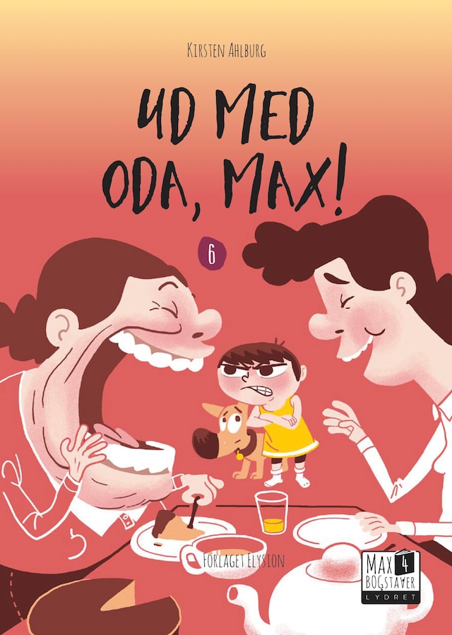 Book cover for Ud med Oda, Max