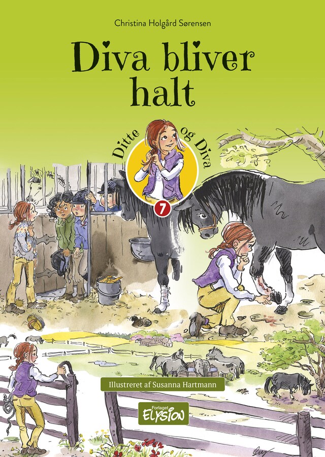 Book cover for Diva bliver halt