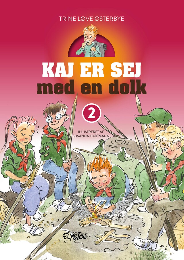 Book cover for Kaj er sej med en dolk