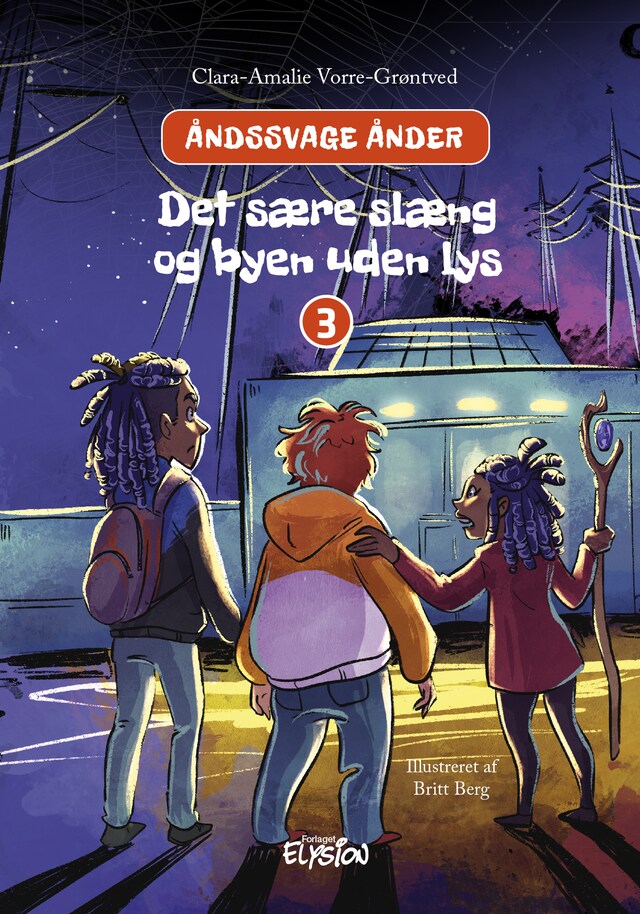 Portada de libro para Det sære slæng og byen uden lys