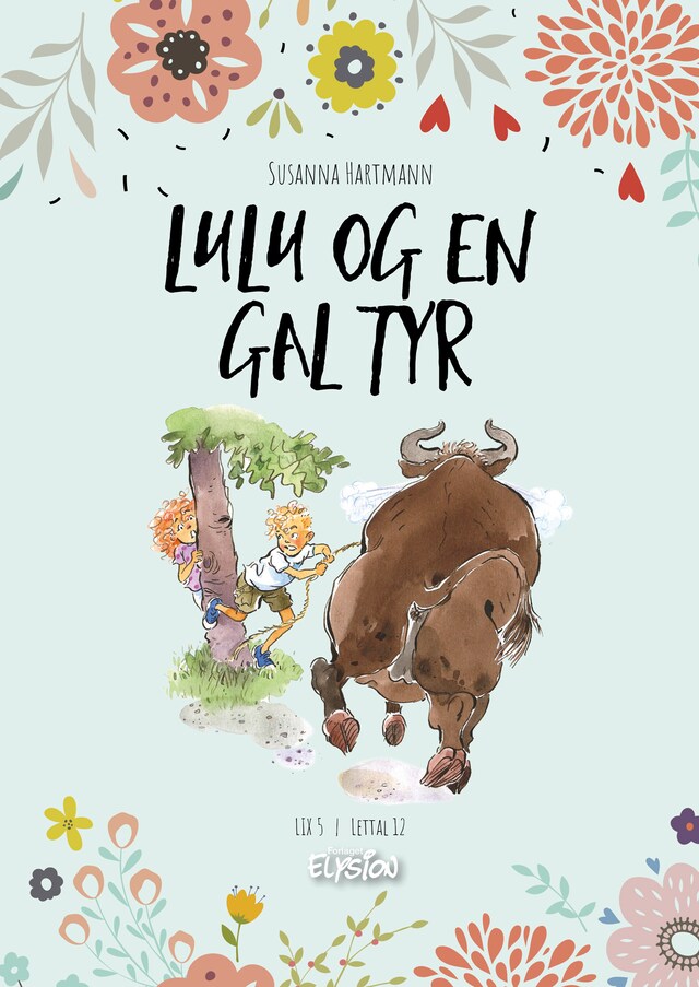 Book cover for Lulu og en gal tyr