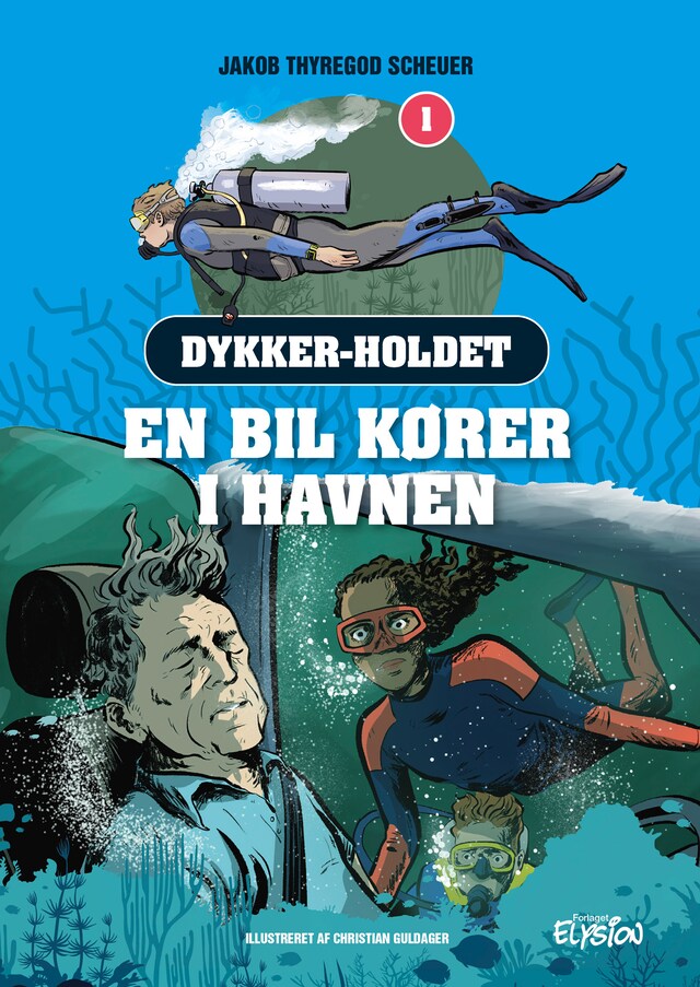 Book cover for En bil kører i havnen