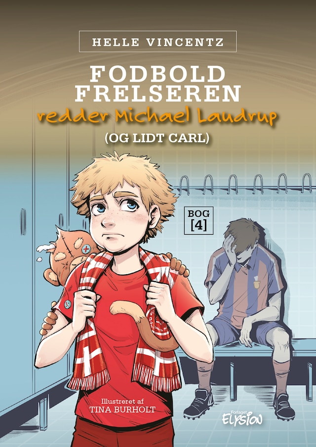 Okładka książki dla Fodbold-frelseren redder Michael Laudrup (og lidt Carl)
