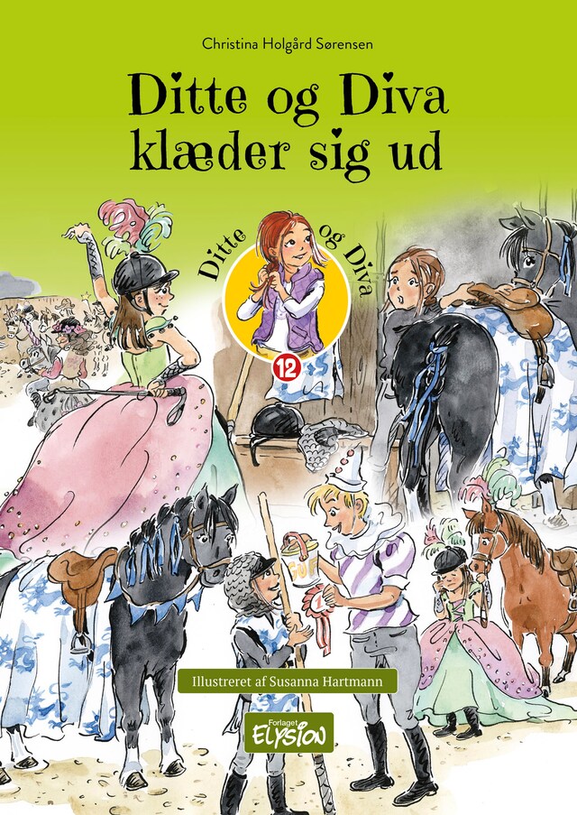 Copertina del libro per Ditte og Diva klæder sig ud