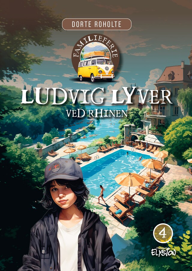 Book cover for Ludvig lyver - ved Rhinen