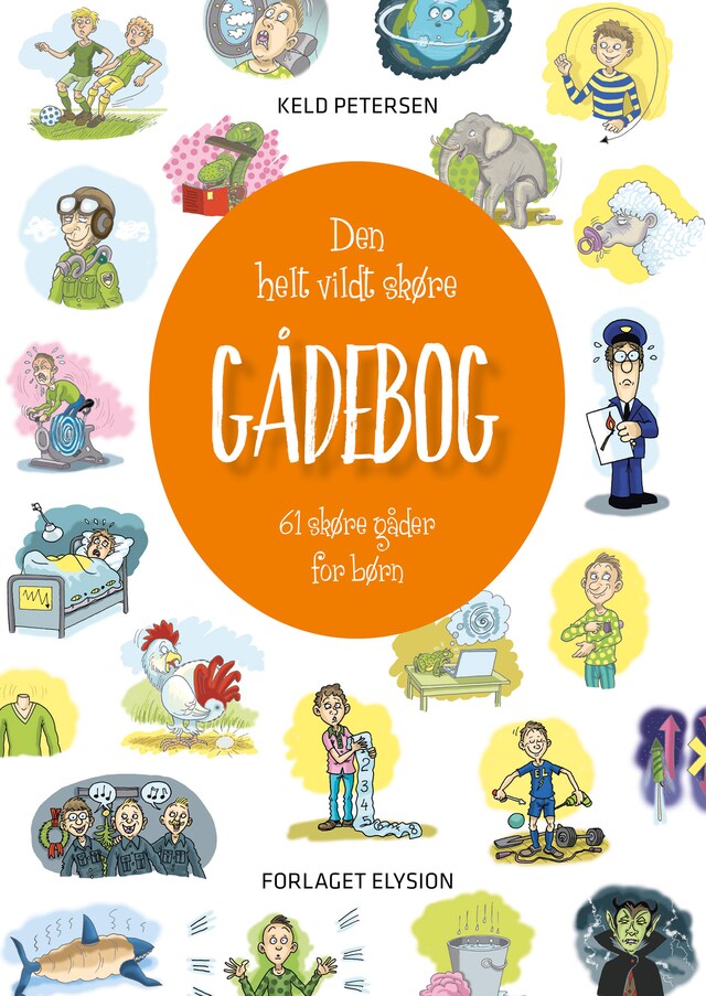 Book cover for Den helt vildt skøre gådebog