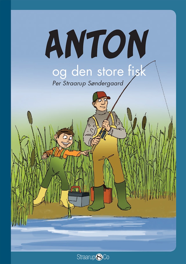 Couverture de livre pour Anton og den store fisk