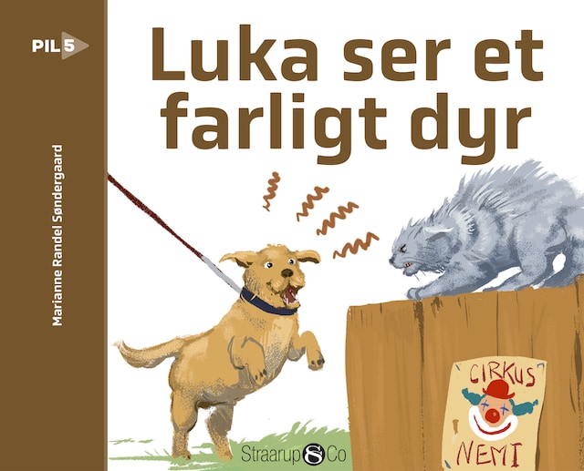 Book cover for Luka ser et farligt dyr