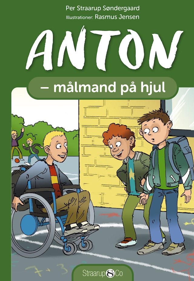 Okładka książki dla Anton - målmand på hjul