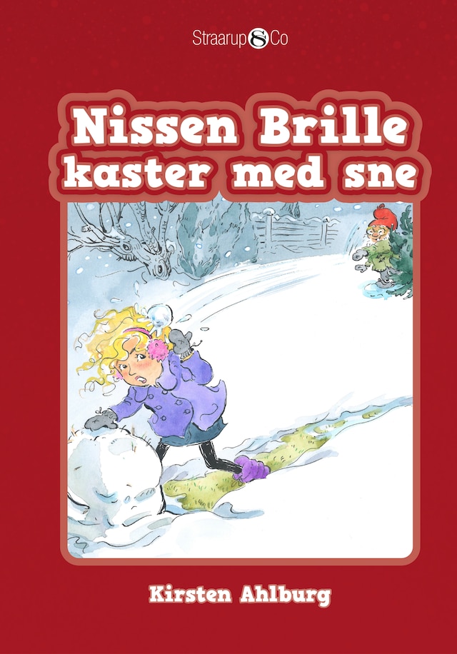 Copertina del libro per Nissen Brille kaster med sne