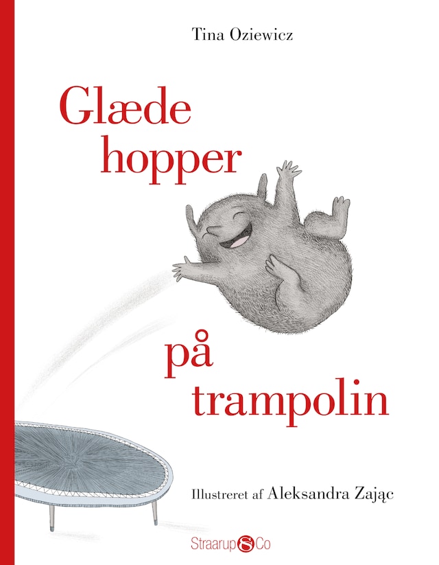 Bogomslag for Glæde hopper på trampolin