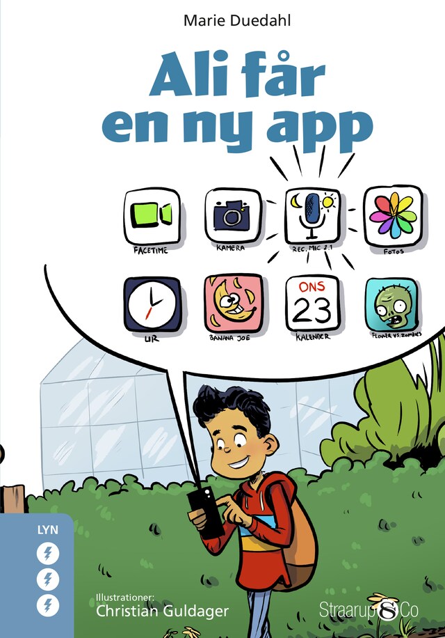 Book cover for Ali får en ny app