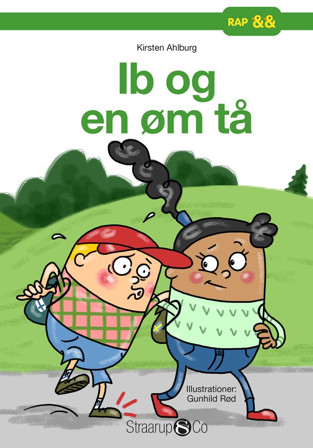 Couverture de livre pour Ib og en øm tå